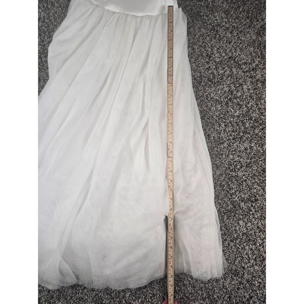 Show Me Your Mumu Mini Girls Sz 6-7 Flower Girl White Formal Dress Wedding NEW - Picture 9 of 10